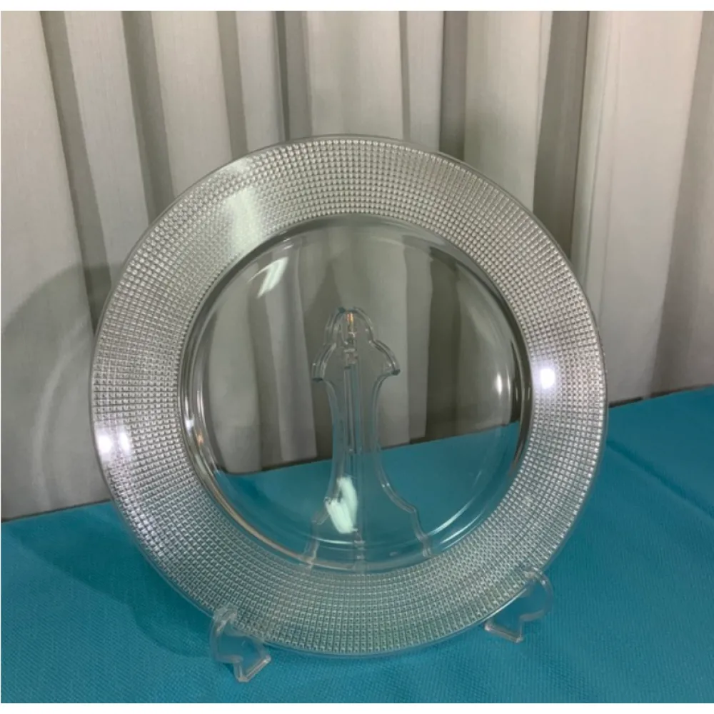 PRISMA CHARGER 32 CLEAR GLASS